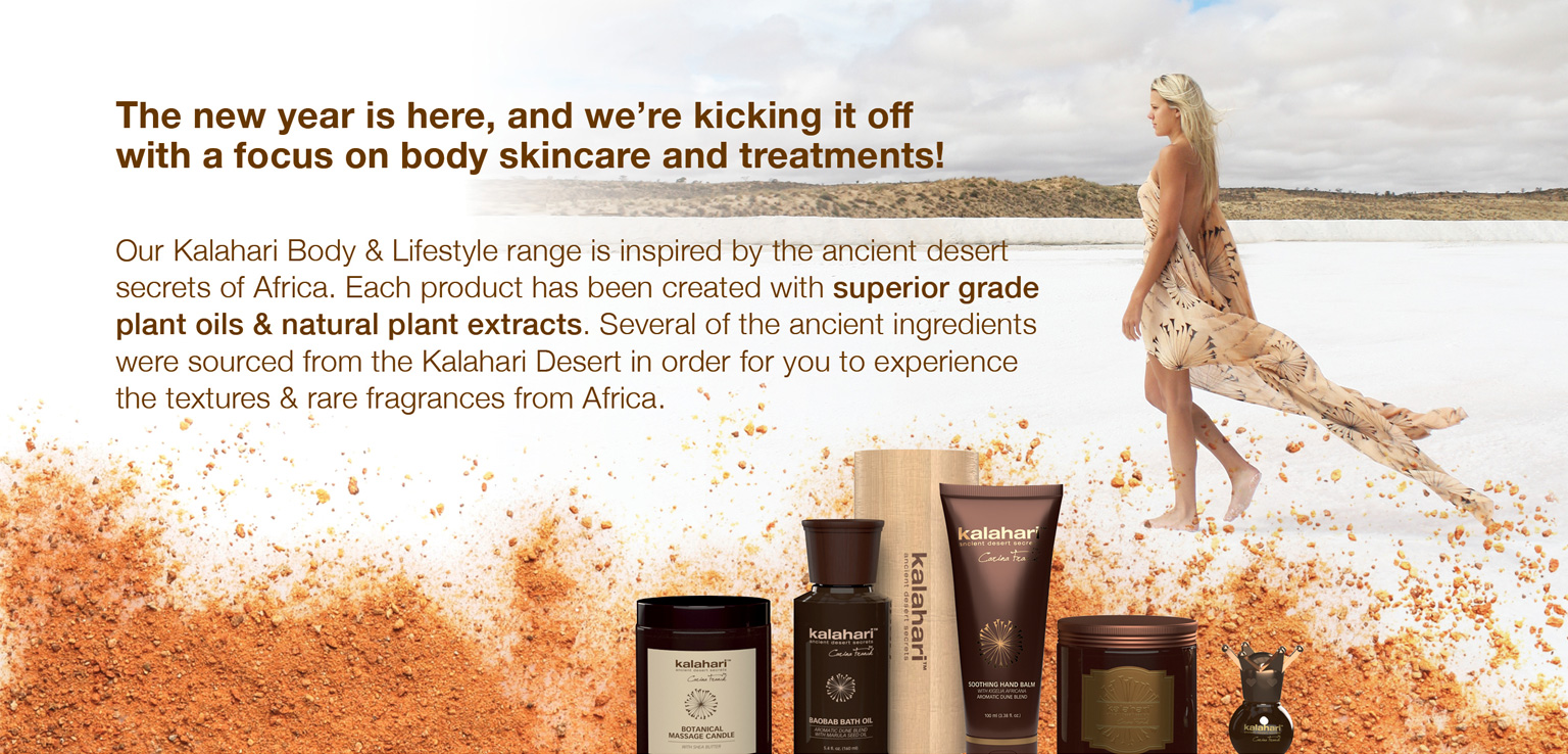The new year is here, and we’re kicking it off with a focus on body skincare and treatments!